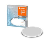 LEDVANCE Smart LED Bathroom Lamp Chrome, 18W, 2100LM, 3000-6500K, 30cm, IP44, Orbis Disc wall light, lampe de salle de bain avec technologie wifi, dimmable, contrôlable via app et assistant vocal.