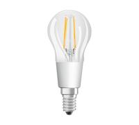 Ledvance Smart Led Bulb With Bluetooth Mesh, Clear Filament E14 Bulb With Drop Shape, Dimmable, Warm White (2700k), Replaces Traditional 40w Bulbs, Controllable With Google & Alexa, 4-Pack. Blanc