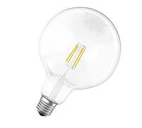 LEDVANCE Lampe LED Smart avec Bluetooth, globe à filament, E27, dimmable, remplace les lampes à incandescence par 50W, blanc chaud(2700K),contrôlable avec Google,Alexa et Apple Voice Control,SMART+ BT