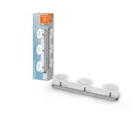 LEDVANCE Smart LED salle de bain chrome, 21W, 2100LM, 3000-6500K, 52cm, IP44, applique murale Orbis Wave, lampe de salle de bain avec technologie wifi, dimmable, contrôlable via app et assistant vocal