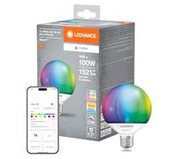 LEDVANCE SMART+ MATT LED lampe, compatible avec Google, Alexa, Apple, White Frost Optics, 14W, 1521LM, E27, Color Light & White Light, avec vocal Control, jusqu'à 20 000 HRs, 1-Pack