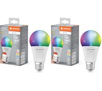 LEDVANCE SMART+ Matter LED lampe, compatible avec Google, Alexa, Apple, White Frost Optics, 9.5W, 1055LM, E27, Couleur Lumière, Lumière blanche, avec Vocal Control, jusqu'à 20 000 HRs de vie, 1-Pack