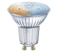 LEDVANCE SMART+ SPOT GU10 TW, lampe à réflecteur LED retrofit avec technologie smart home Zigbee, température de couleur réglable, PAR16, 1 pack