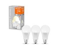 LEDVANCE Lampe LED intelligente SMART+ WiFi Classic Dimmable E27 2700K remplace 100W lot de 3