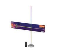 LEDVANCE SMART WIFI lampe sur pied intelligente et moderne pour un éclairage indirect avec technologie WiFi et Magic RGB ; dimmable ; argenté ; aluminium ; source lumineuse non remplaçable