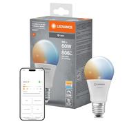 LEDVANCE SMART+ WIFI LED lamp, white frosted look, 9W, 806lm, classic bulb shape [EEK: F]