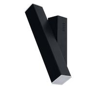 Ledvance Smart+ Wifi Orbis Wall Cross - Applique Murale, Dimmable Avec Wifi Via App, 12w, 3000-6500k Blanc Chaud À Blanc Froid, 600lm, Éclairage Vers Le Haut Et Vers Le Bas, 30x 10cm, Noir Noir