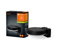 LEDVANCE Applique murale solaire Endura Style cercle unique, polycarbonate, 6 W, noir, taille unique