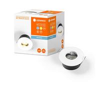LEDVANCE Spot LED blanc avec boîtier métallique - 4 - 3 Watt - 350 Lumen - 2700K - IP65 - spot encastré GU-10 lampe} Blanc G
