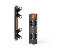 LEDVANCE Spot Mercury 4X3.4W927GU10 BKLEDV, 13.6 W, Wood Decor|Black