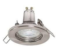 LEDVANCE Spot Subsiders en 5 pack - y compris les Ampoule 5x Gu10 Osram (5x 2 - 6W) - nickel brossé - boîtier métallique - protection IP20} G