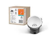 LEDVANCE SPOT TWIST INSTALLATION Downlight, blanc, 5W, 400lm, 840% en poids, 70 mm de diamètre, jusqu'à 90% d'économie d'énergie par rapport aux downlights halogènes, à un assemblage simple, 4000K