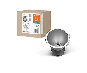 LEDVANCE SPOT TWIST INSTALLATION Downlight, Silver, 10W, 800LM, 840 WT, 93 mm de diamètre, jusqu'à 90% d'économie d'énergie par rapport aux downlights halogènes, à un assemblage simple, 4000K