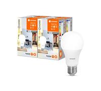 LEDVANCE SUN@HOME Lampe LED E27 de 9W remplace 40 W, 750 Lm, de la lumière du soleil à la cheminée (2200-5000K), CRI95, Lampe Smart WIFI contrôlable via Alexa, google et app, paquet de 4