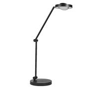 LEDVANCE SUN@HOME PANAN DESK DISC Lampe de Bureau, 15W, 1200lm, Lumière Blanche Réglable (2200K - 5000K), Réglable en Continu, Dimmable, Adapte automatiquement la lumière au biorythme, IP20, Noir