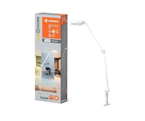 LEDVANCE SUN@HOME PANAN DESK DISC CLIP Lampe de Bureau, 15W, 1200lm, Lumière Blanche Réglable (2200K à 5000K), Dimmable, Adapte Automatiquement la Lumière au Biorythme, IP20, Blanc