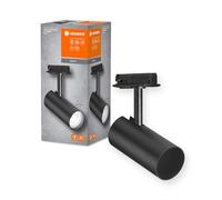 LEDVANCE Tête de luminaire pour système sur rail TRACKLIGHT, noire, avec culot GU10, peut être équipée d'une lampe normale ou intelligente, intelligente, Wi-Fi, design de type loft, protection IP20