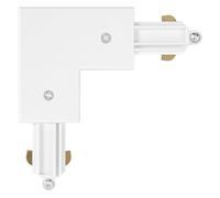 LEDVANCE TRACKLIGHT connecteur d'angle à 90° en option, blanc, pour connecter deux rails d'alimentation dans les angles, design moderne de type loft, pour la mise en œuvre de différentes dispositions