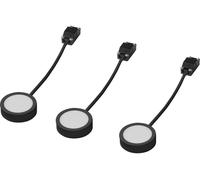 LEDVANCE Undercabinet Spot Puck 65mm 3 x 3W 830 Black Éclairage LED pour meuble LED 3.00 W blanc chaud noir