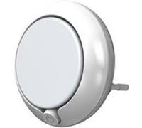 LEDVANCE veilleuse LED pour prise - LUNETTA® Round / 0 - 30 W - 220…240 V - Angle de rayonnement: 110° - Warm White - 3000 K - Matériau: Polycarbonate (PC)/Acrylnitril-Butadien-Styrol-Copolymer (ABS)}