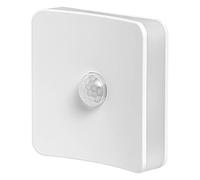 LEDVANCE Veilleuse LUNETTA SQUARE,capteur de lumière du jour et de mouvement,0,3 W,blanc,forme carré,effet de lumière de couleur RVB via 4 sorties de lumière,prise UE intégrée,utilisation en intérieur