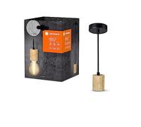 Suspension En Acier Avec Finition Bois,163cm Marron