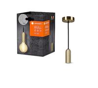 LEDVANCE VINTAGE 1906® PENDANT LAMP ROUNDE E27, GOLD, MAX 25W (LED 15W), socket E27, canopée rond, pendentif intérieur, combinaison avec des lampes vintage 1906 et lampes intelligentes