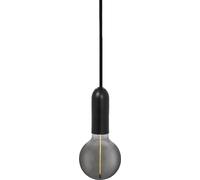 LEDVANCE Vintage 1906 Suspension ROUND E27, noir, max. 25W (LED 15W), culot E27, baldaquin rond, suspension d'intérieur, combinaison avec les lampes 1906 Vintage, combinaison avec des lampes intellige