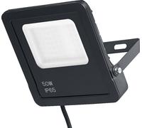 LEDVANCE Projecteur WIFI de haute puissance, gris foncé, 50W, 4000 lm, Lumière colorée Réguliers & lumière blanche, Dimmable, contrôlable par app, accessoires de fixation inclus, IP65, RGBW