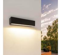 Ledvion - Applique LED, 9W, 900 Lumens, IP44 Résistante aux Éclaboussures, Lampe Extérieure, Éclairage Extérieur, Éclairage de Jardin, Éclairage de Façade