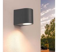 Ledvion - Applique LED Dimmable, 5W, 2700K, IP54, Anthracite & Ronde, Spot GU10