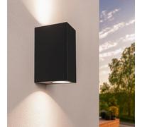 Ledvion - Applique LED Dimmable, Douille GU10, IP54, Éclairage Up&Down, Noir, Lampe Extérieure, Éclairage Intérieur/Extérieur