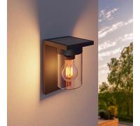 Ledvion - Applique LED Solaire Incl. Capteur de Mouvement, Anthracite, IP44, Énergie Solaire, Durable