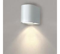 Ledvion - Applique murale, 220-240V, IP54, 35W, Blanc, Sans Ampoule GU10, Lampe LED, Applique murale, Intérieur, Extérieur, Dimmable