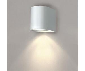 Ledvion - Applique murale, 220-240V, IP54, 35W, Blanc, Sans Ampoule GU10, Lampe LED, Applique murale, Intérieur, Extérieur, Dimmable