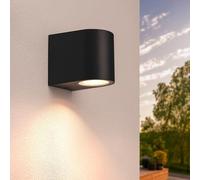 Ledvion - Applique murale, 220-240V, IP54, 35W, Noir, Sans Ampoule GU10, Lampe LED, Applique murale, Intérieur, Extérieur, Dimmable