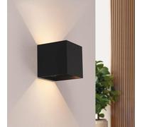 Ledvion - Applique Murale LED Rechargeable USB avec Détecteur de Mouvement 120°, Noir, Lampe Murale Sans Fil Automatique, Veilleuse Intérieure pour Couloir, Chambre, Escalier, Placard