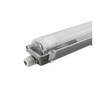 Ledvion - Armature LED 120CM, 18 Watts, 6500K, 3330 Lumens, IP65, Incl. Tube LED, 185 Lm/W, Inox, +75 000 heures, Anti-poussière et Antidéflagrant