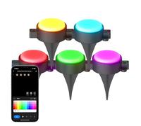 Ledvion - Kit Spot LED, 15M + 3M Câble d'Alimentation, Incl. 15 Ampoules LED Intelligentes, RGBIC, IP65 Connectable, Économe en Énergie