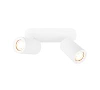 Ledvion - Spot de plafond LED Blanc 2 lumières, rectangulaire, inclinable, douille GU10, IP20
