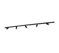 Ledvion systeme rail LED 2m monophase Noir 5 spots RGB | Pour agrandir un eclairage interieur existant avec positionnement flexible
