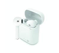 Ledwood Apollo Ecouteurs sans Fil Stéréo Bluetooth 5.0 + EDR - Appairage Automatique - Micro USB DC 5V - Charge Rapide - Assistant Vocal - Compatible iOS/Android (Blanc)