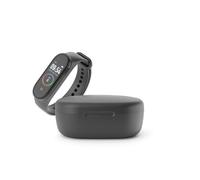 LEDWOOD BUNDLE KEPLER ECOUTEURS TWS AVEC TRACKER ACTIVITÉ NOIR
