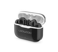 Ledwood Écouteurs Capella Bluetooth 5.2 – Intra-auriculaires tactiles Super Bass (Noir/Blanc)