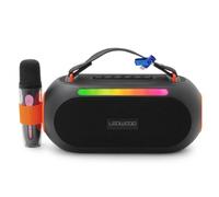 Ledwood COSMO80 Enceinte Bluetooth 80W Karaoké Portable Noir LED IPX4 Micro sans Fil Batterie