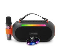 Ledwood COSMO80 Enceinte Bluetooth 80W Karaoké Portable Noir LED IPX4 Micro sans Fil Batterie, OVNI LED