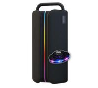 LEDWOOD DROP500 Enceinte Bluetooth 500W Son 360° LED Multicolore IPX4 TWS Autonomie 7h, jeu de lumière OVNI LED