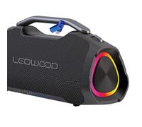 Ledwood Enceinte Bluetooth Portable Xtreme 220 65W RMS IPX5 LED RGB TWS Noir + Clé USB 32Go