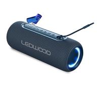 Ledwood Enceinte Nomade HiFi XTREM140 LD-XT140BT-BLUE, 100W / 10W RMS, Bluetooth 5.0, TWS - Etanche IPX5, Autonomie 6H+Clé 32G