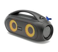 Ledwood Enceinte sur Batterie Bluetooth XTREM250, TWS avec LED Lumières Pulsées- Super Bass- AUX USB Radio FM+Clé USB 32G